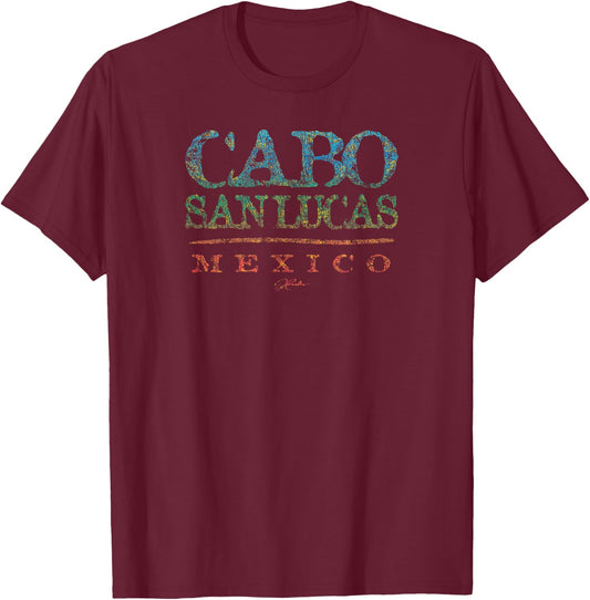 JCombs: Cabo San Lucas, Mexico T-Shirt - T-Shirt | Maroon