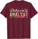 Behavior Analyst Christmas Behavior Analysis Xmas T-Shirt - T-Shirt | Maroon