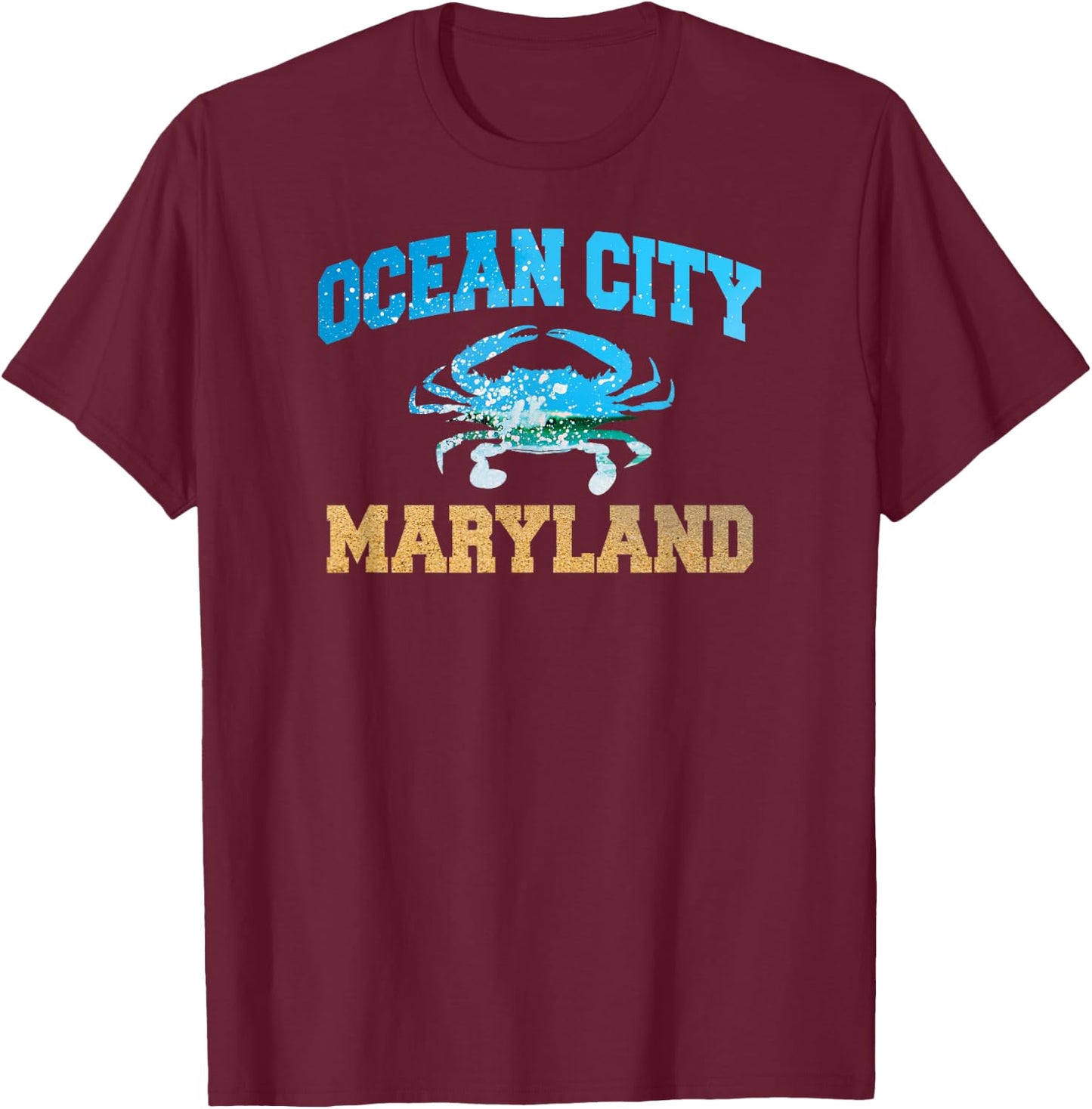 Ocean City Maryland T Shirts OC MD T-Shirt - T-Shirt | Maroon