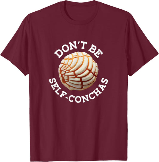 Concha Pan Dulce Mexican Bread Mujer Panaderia Pastel Latinx T-Shirt - T-Shirt | Maroon
