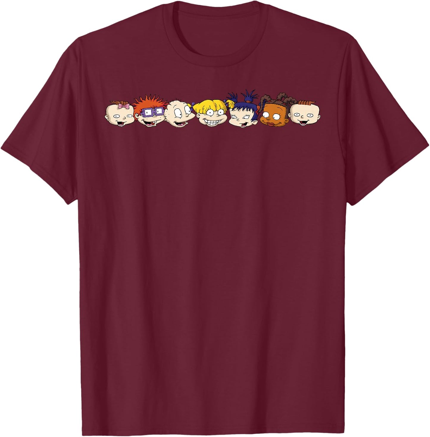 Nickelodeon Rugrats Character Headshots T-Shirt - T-Shirt | Maroon
