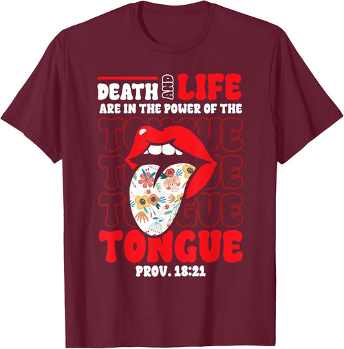 Christian Bible Verse Proverbs Death Life Power of Tongue