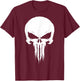 Marvel Original Punisher Painted Chest Logo Graphic T-Shirt - T-Shirt | Maroon