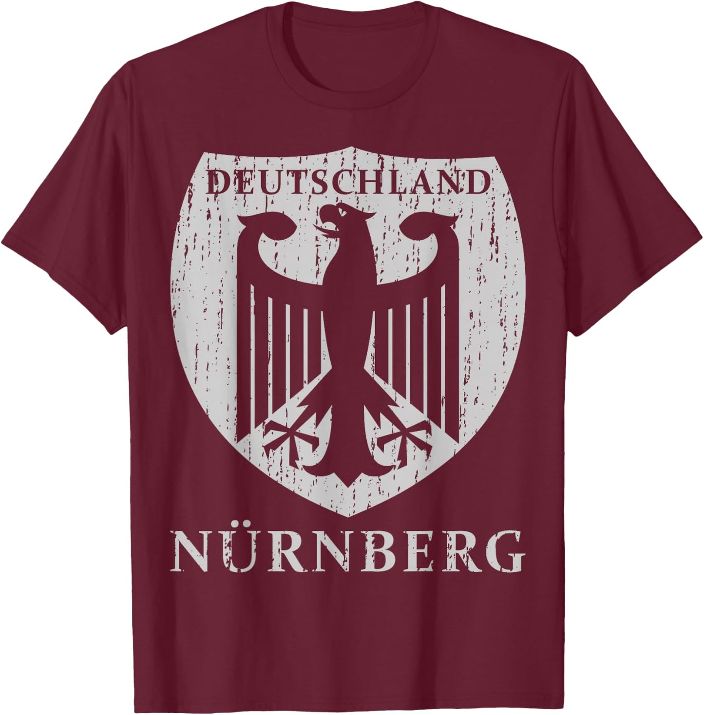 Germany Deutschland Nuremberg T-Shirt - T-Shirt | Maroon