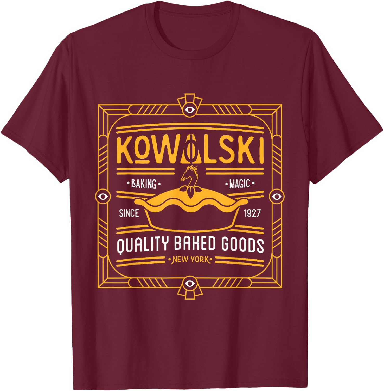 Kowalski Fantastic Quality Baked Goods T-Shirt - T-Shirt | Maroon