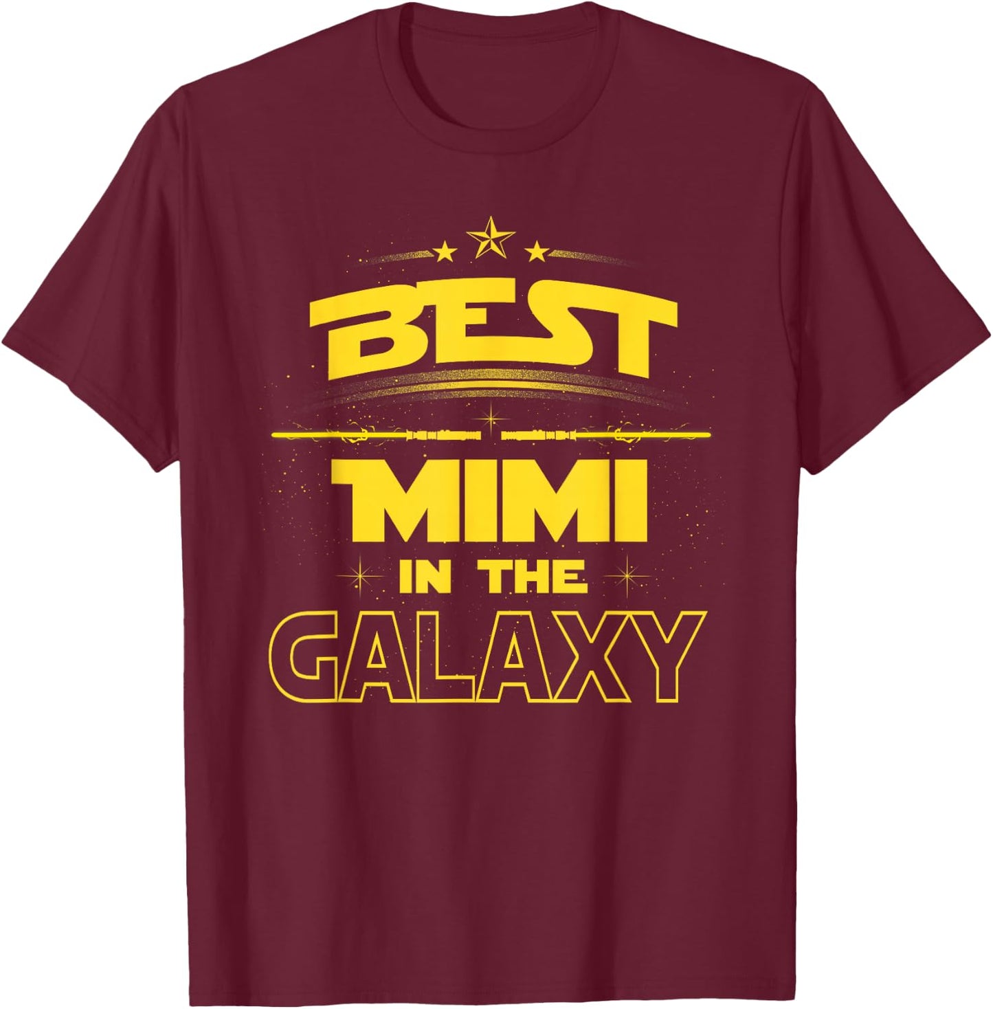 Best MIMI in the Galaxy Shirt Mothers Day Gift MOM T-Shirt - T-Shirt | Maroon