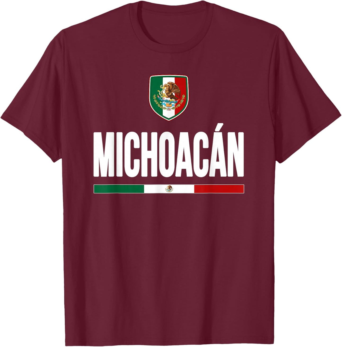 Michoacan Mexico T-Shirt - T-Shirt | Maroon