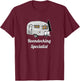 Boondocking Specialist Camping 4 Men & Women T-Shirt - T-Shirt | Maroon