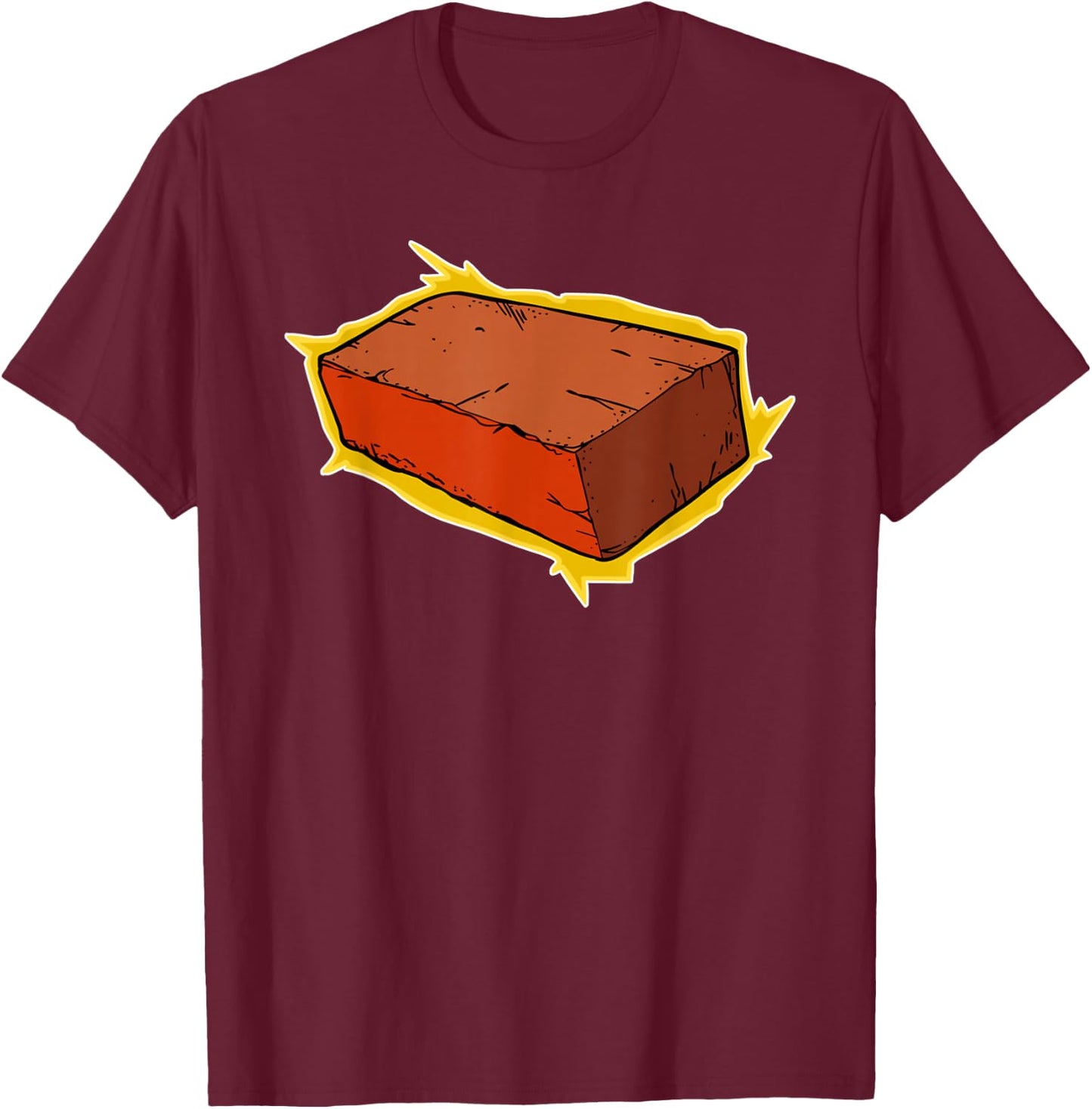 Brick T-Shirt - T-Shirt | Maroon