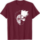 Naruto Shippuden Kakashi Tobi Split Face Anime T-Shirt - T-Shirt | Maroon