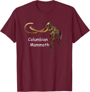 Columbian Mammoth T-Shirt - T-Shirt | Maroon