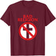 Bad Religion - Official Merchandise - Crossbuster Logo Small T-Shirt - T-Shirt | Maroon