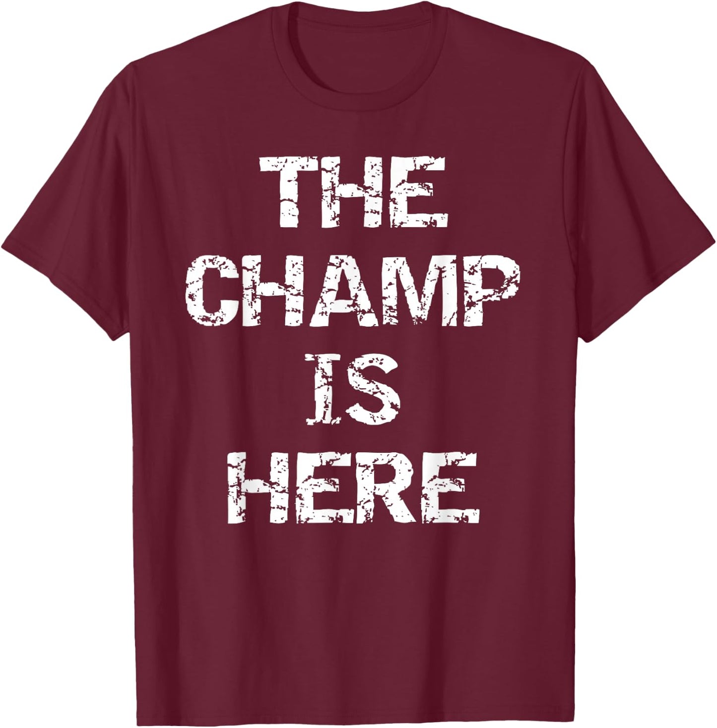 It's Football Time Y'all Design Studio Funny Fantasy Football Championship Trophy - Black, -Adults, Short Sleeve, Classic Fit, Cotton 65% Polyester 35% T-Shirt - T-Shirt | Maroon