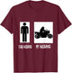 Ladies Your Husband My Husband Motorcycle Shirt T-Shirt - T-Shirt | Maroon