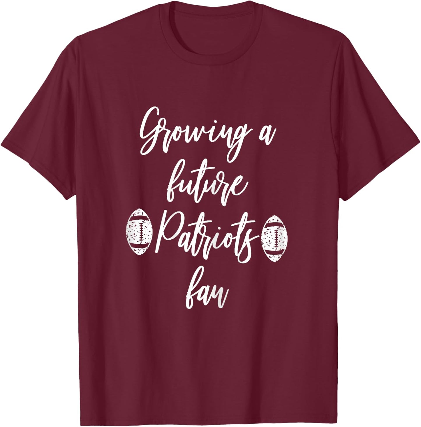 Growing A Future Patriot Pregnancy Shirt for Ladies T-Shirt - T-Shirt | Maroon