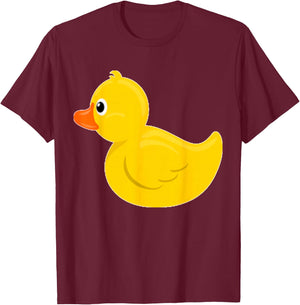 Stylish Rubber Ducky that comes in multiple colors T-Shirt - T-Shirt | Maroon