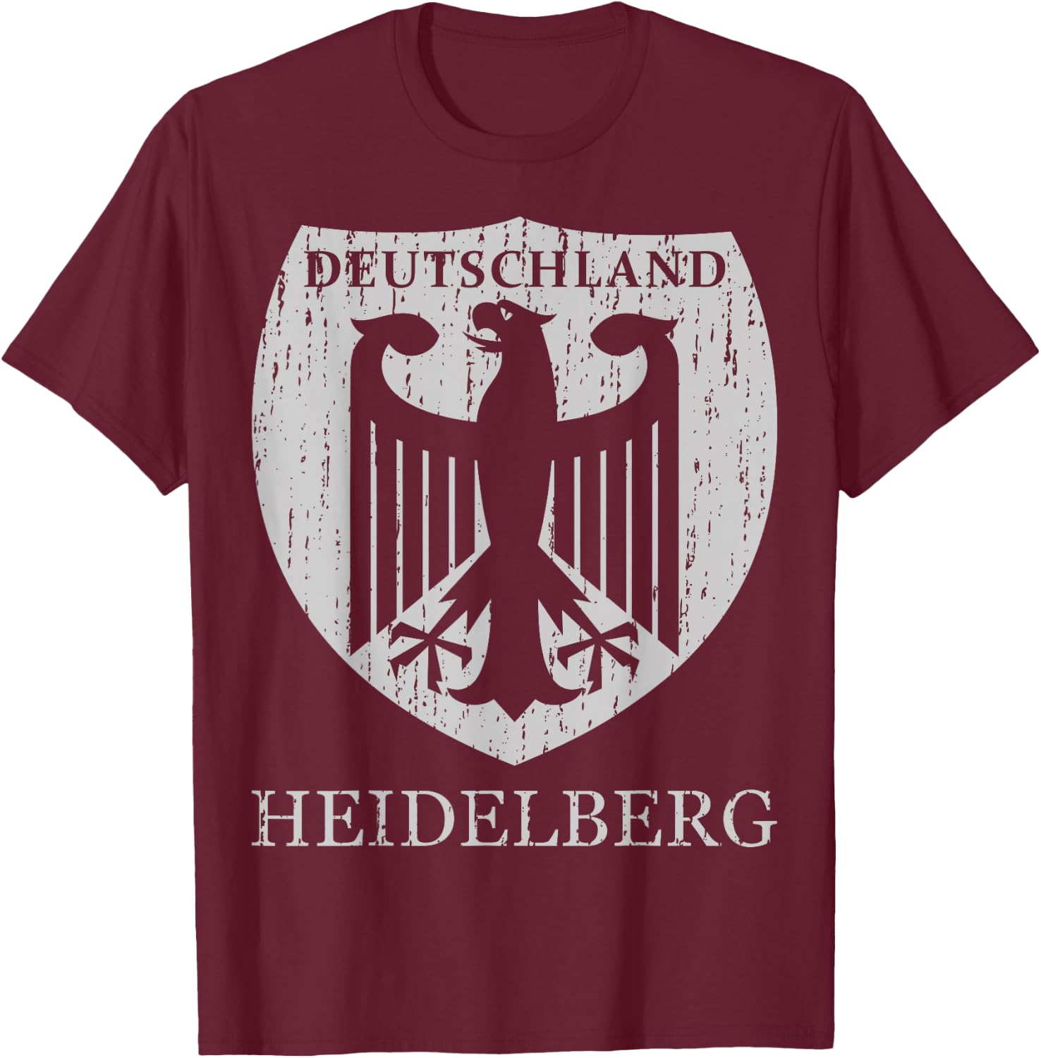 Germany Deutschland Heidelberg T-Shirt - T-Shirt | Maroon