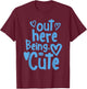 University Blue Black White Match T-Shirt - T-Shirt | Maroon