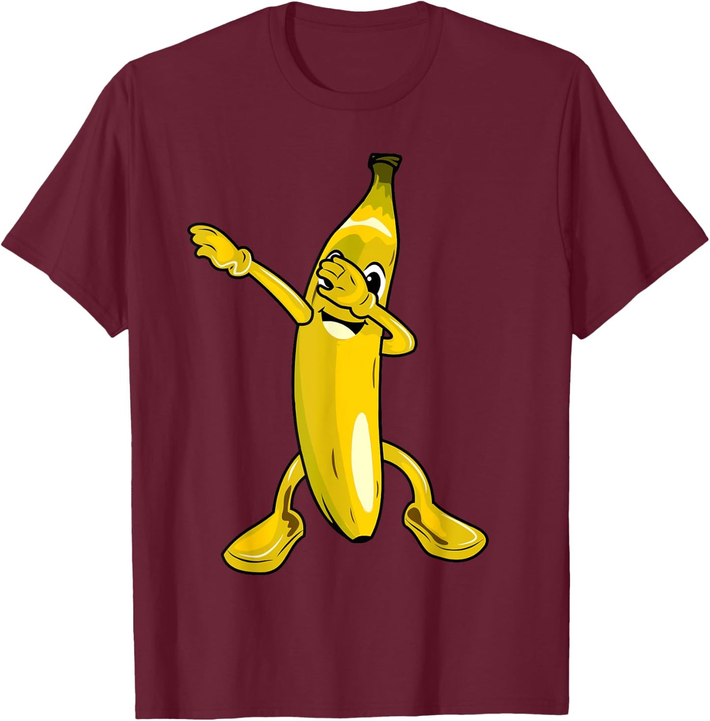 Cool Dab Banana is Dabbing | Cute Dab Fruit Lover Gift T-Shirt - T-Shirt | Maroon
