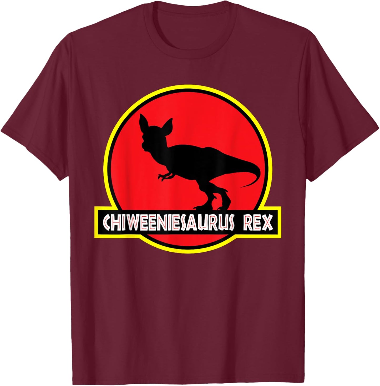 Funny Chiweenie Shirt Men - Halloween Costume T-Shirt - T-Shirt | Maroon