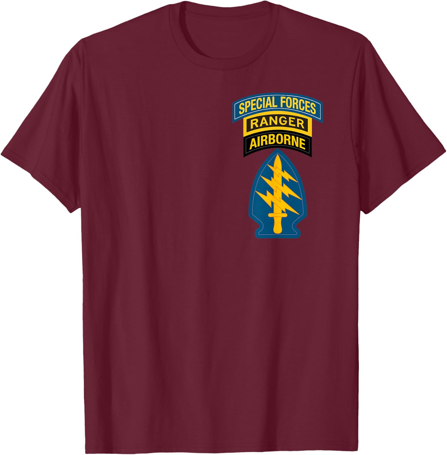 Special Forces Shirt - Special Forces Ranger - 2.0 - Classic T-Shirt - T-Shirt | Maroon