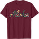 Aloha Vintage Floral Tropical Hawaii Gift T-Shirt - T-Shirt | Maroon