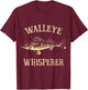Walleye Whisperer Fish T-Shirt - T-Shirt | Maroon