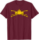 US Army Armor Branch (AR) - 19 Kilo Tanker - 19K T-Shirt - T-Shirt | Maroon