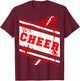 Scary Cheerleader Costume Shirt Halloween Cheer Team T-Shirt - T-Shirt | Maroon
