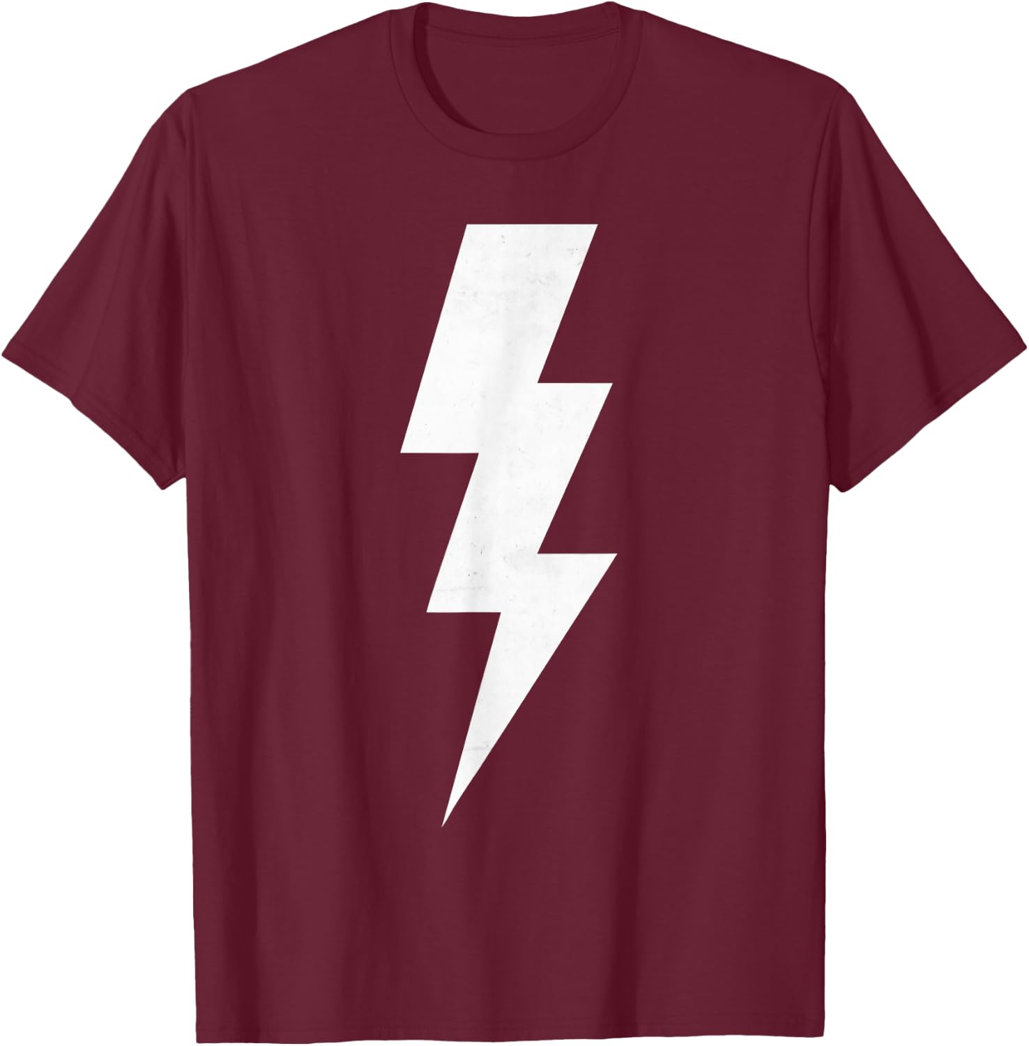Electricity Power with Lightning Sign t shirt T-Shirt - T-Shirt | Maroon