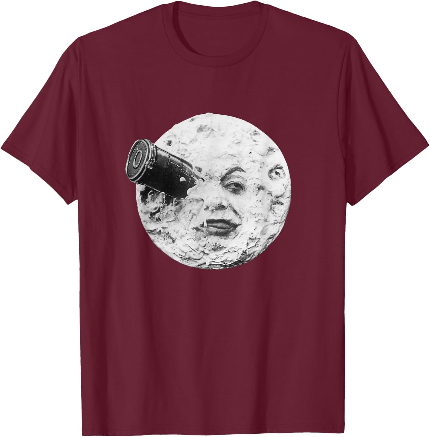 A Trip to the Moon T-Shirt - T-Shirt | Maroon