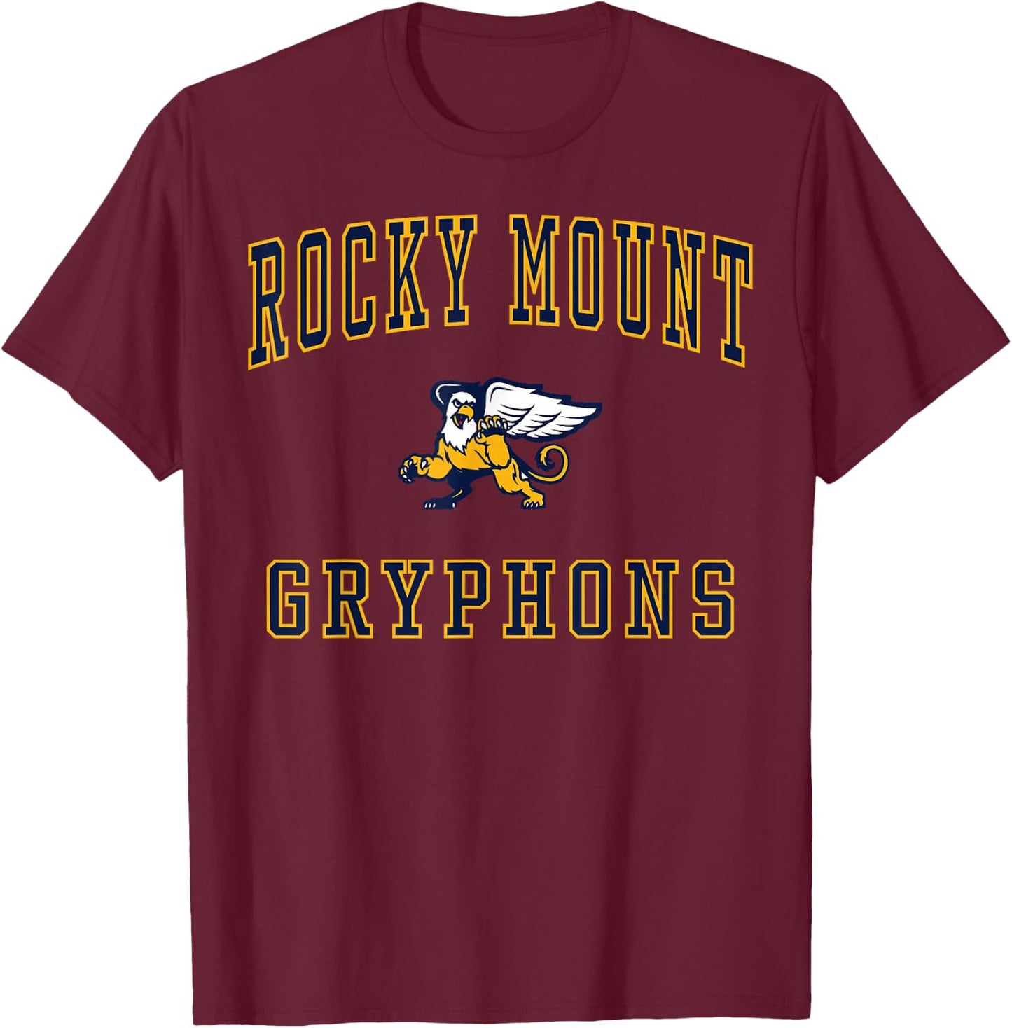 Rocky Mount High School Gryphons T-Shirt - T-Shirt | Maroon