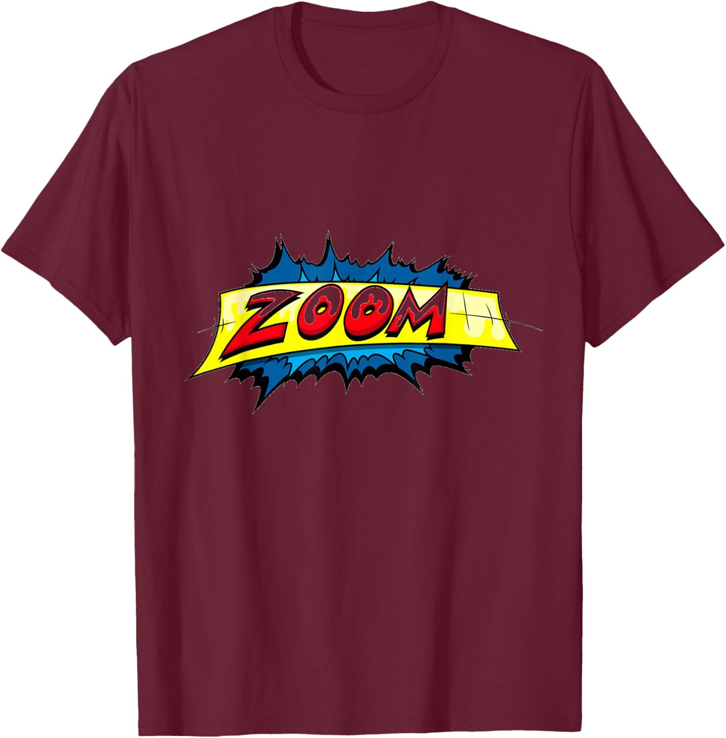 Fun Cartoon ZOOM T Shirt T-Shirt - T-Shirt | Maroon