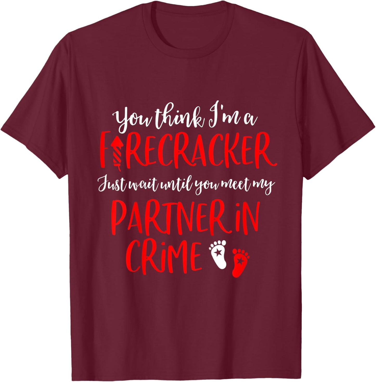 Kids Big Sibling 4th of July Pregnancy Announcement Shirt T-Shirt - T-Shirt | Maroon