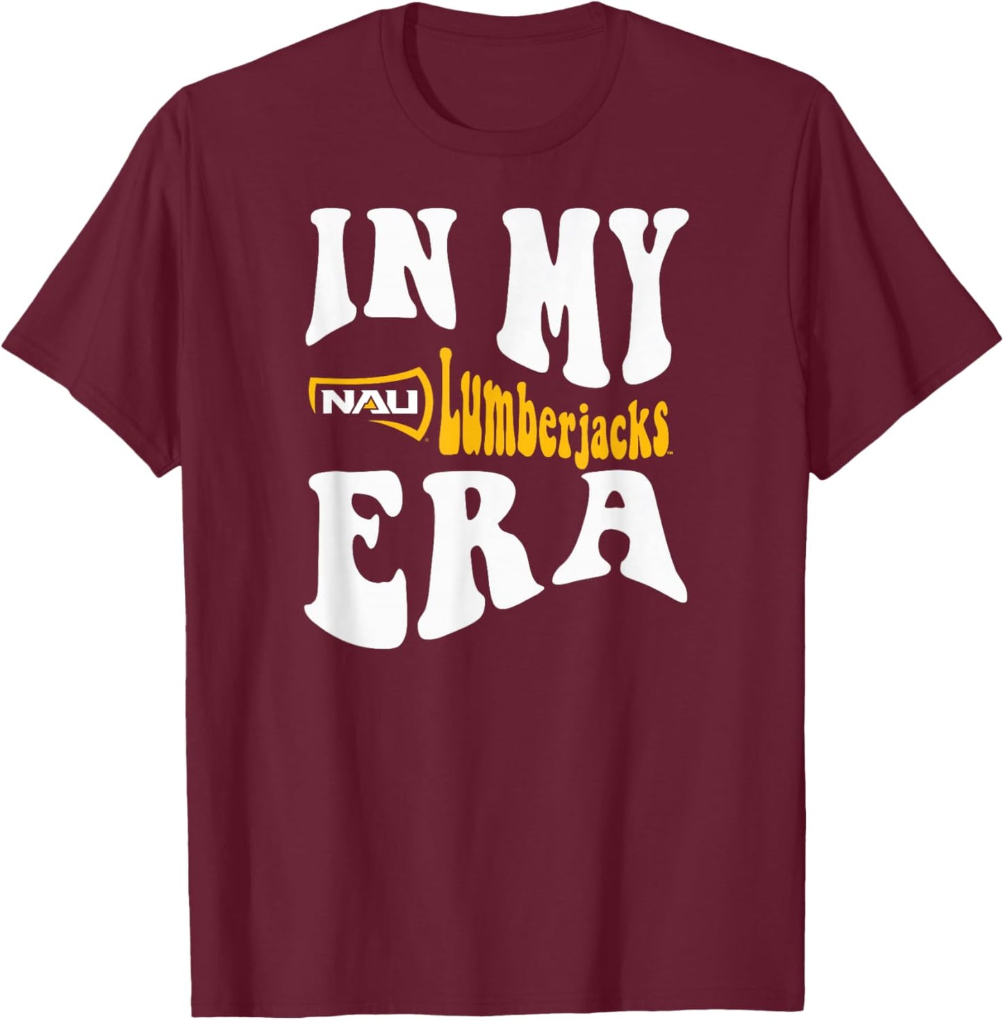 Northern Arizona Lumberjacks Era Navy Officially Licensed T-Shirt - T-Shirt | Maroon