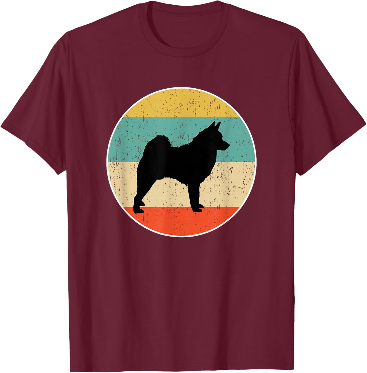 Norwegian Elk Dog Gift T-Shirt - T-Shirt | Maroon