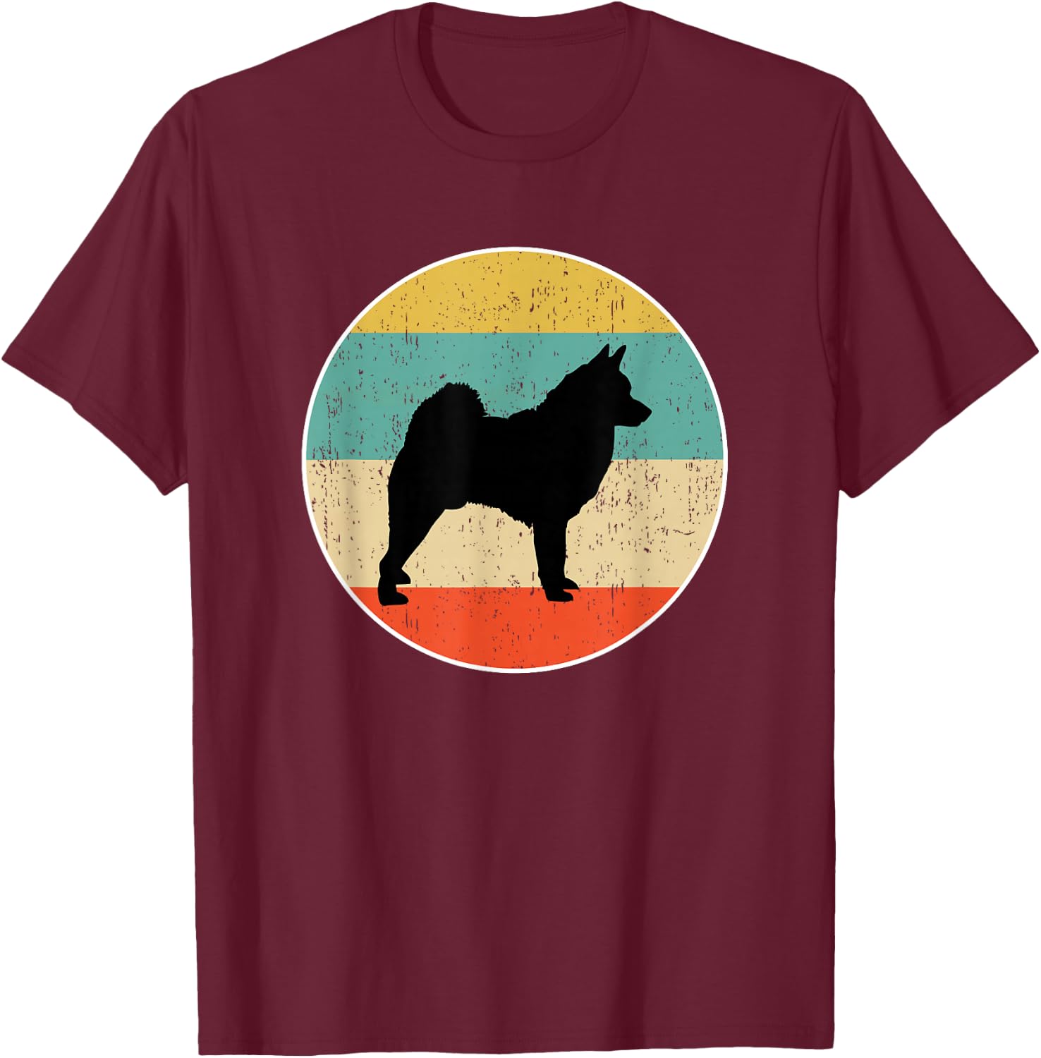 Norwegian Elk Dog Gift T-Shirt - T-Shirt | Maroon