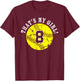Unique That's My Girl #8 Softball Player Mom or Dad Gifts T-Shirt - T-Shirt | Maroon