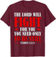 Bible Verse Scripture Exodus 14:14 God Battles For You T-Shirt - T-Shirt | Maroon