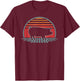 Pig Lover Farmer Farm Animal Retro Vintage 80s Style T-Shirt - T-Shirt | Maroon