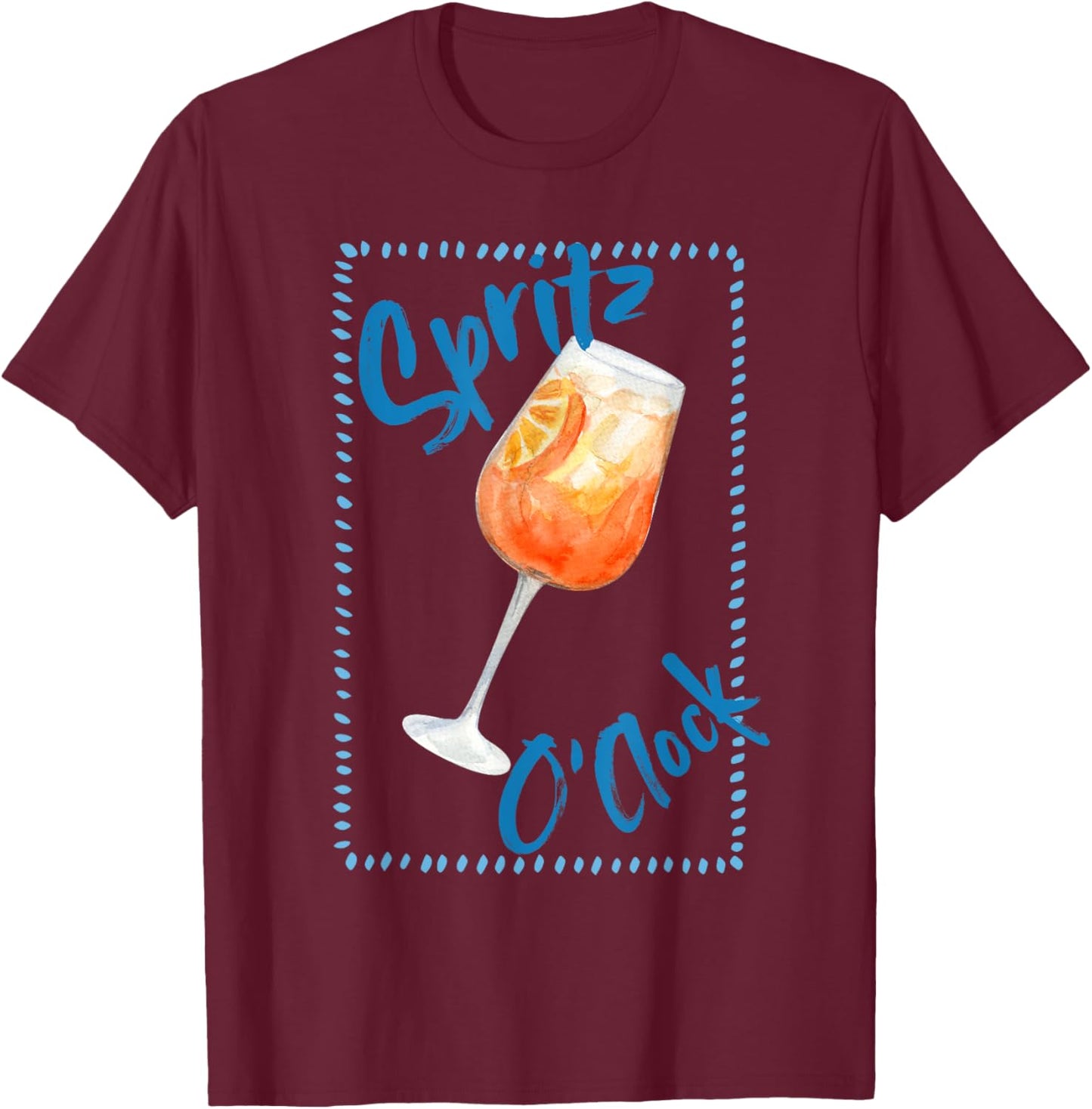 Spritz o'clock Feeling spritzy Spritz Club T-Shirt - T-Shirt | Maroon