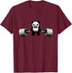 Panda Bear Deadlifts - Weightlifting Gym Design T-Shirt - T-Shirt | Maroon