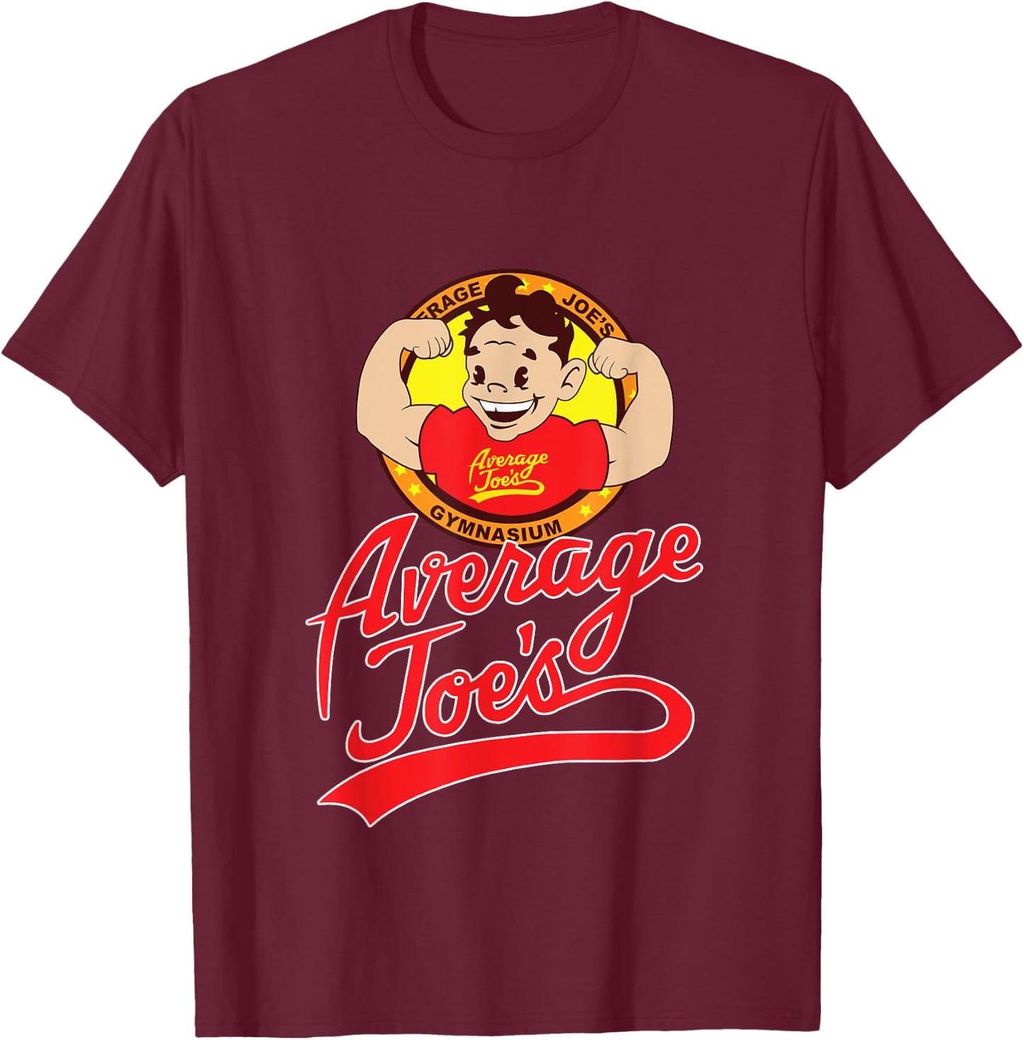 TerraShirts: Average Joe's Gym Shirt T-Shirt - T-Shirt | Maroon