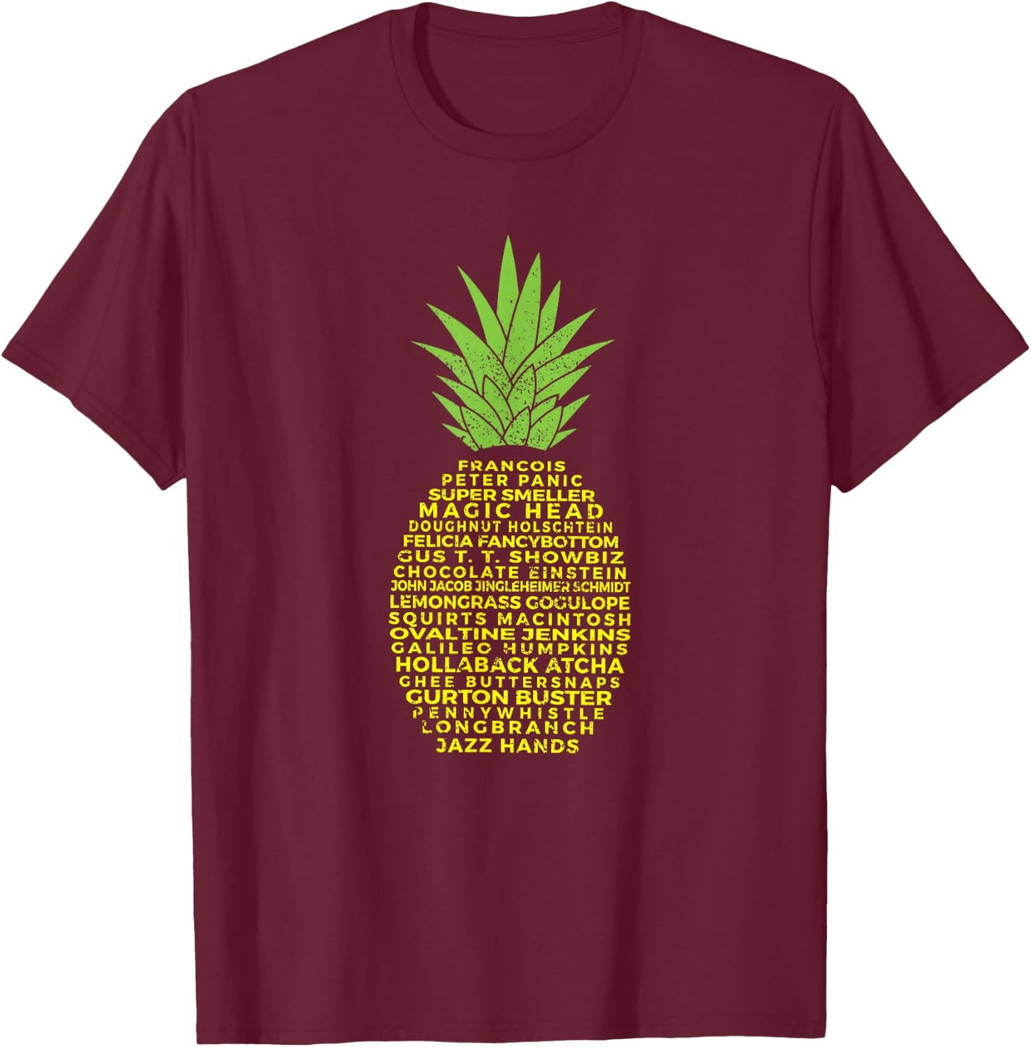 Nicknames of Gus T-Shirt - T-Shirt | Maroon
