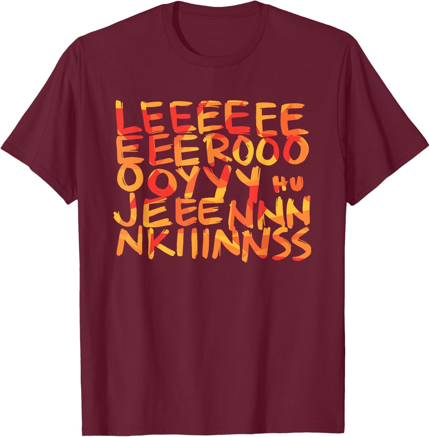 Leroy Jenkins Funny Video Game T-Shirt - T-Shirt | Maroon