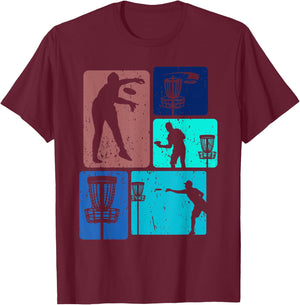 Funny Disc Golf Player Cool Flying Disk Sports Enthusiast T-Shirt - T-Shirt | Maroon
