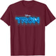 Disney TRON: Legacy Official 2010 Movie Logo T-Shirt - T-Shirt | Maroon