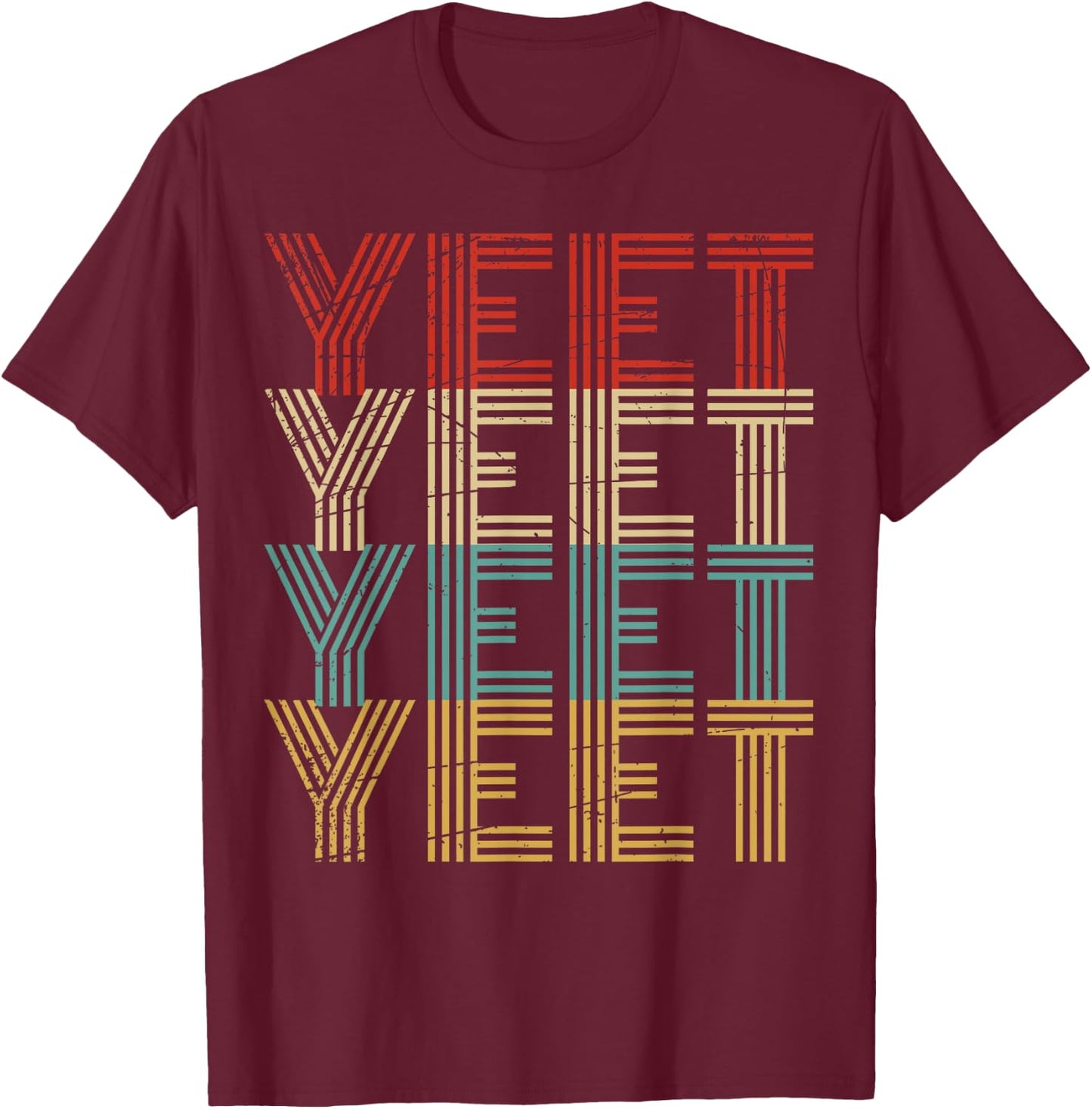 Yeet Kid's Trendy Yeeting Meme Slogan Urban Youth Slang T-Shirt - T-Shirt | Maroon