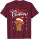 Merry Christmas Gingerbread Xmas Christmas Cookie Bakers T-Shirt - T-Shirt | Maroon