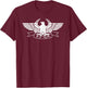 Roman Eagle SPQR Shirt - Roman Historical T-Shirt - T-Shirt | Maroon